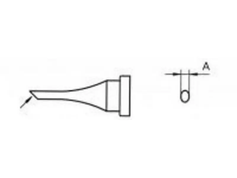 Loddespids 1,2mm LT-4