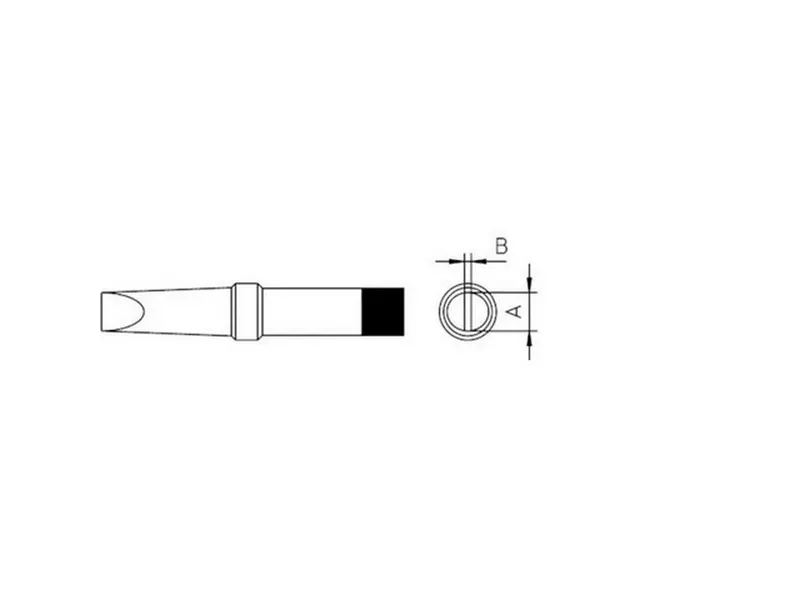 Loddespids 2,4mm 370°C PT-B7