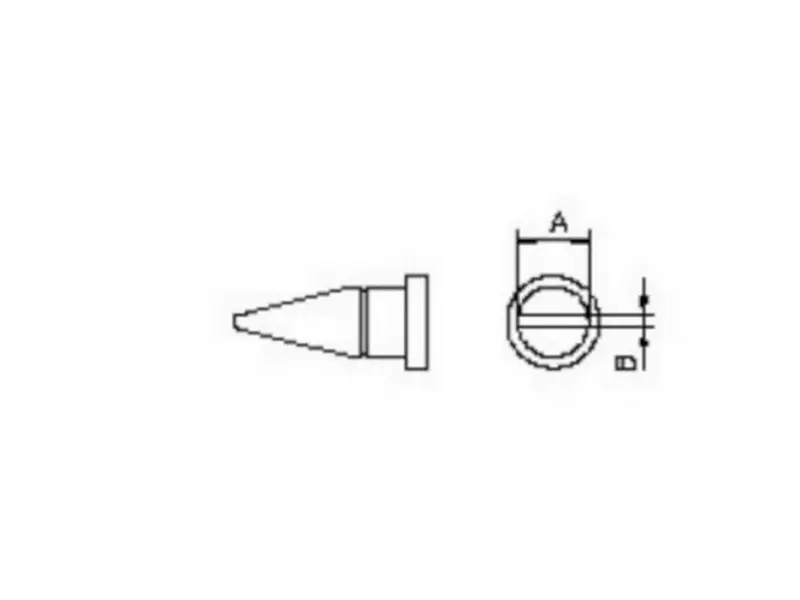 Loddespids 4,6mm LT -DLL til blyfri lodning