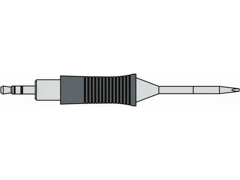Loddespids RT 5MS spids mejsel 30° bøjet 0,8x0,4mm