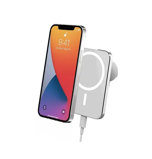Magnetisk Trådløs Bilholder m. MagSafe - 15W - DeLX