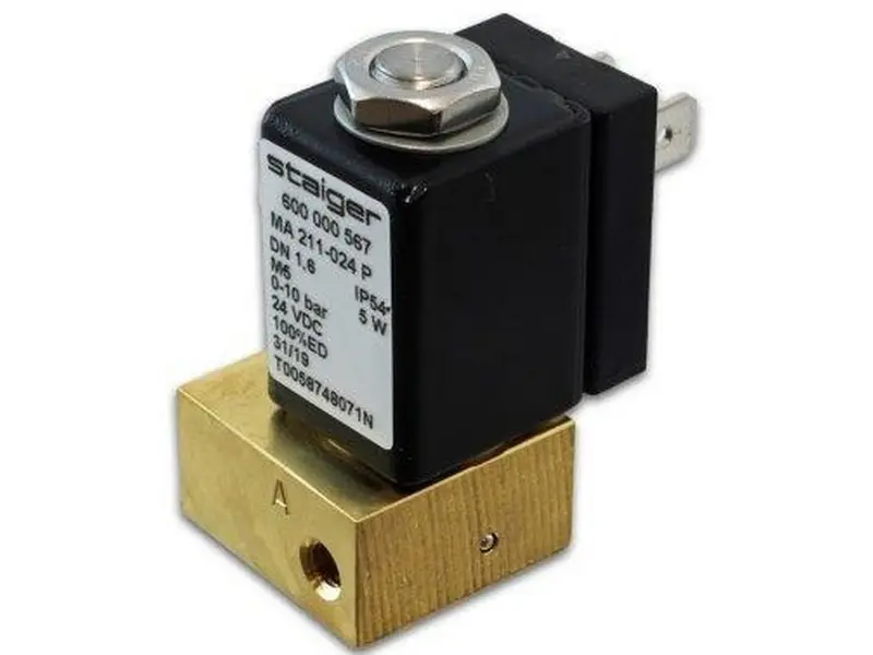 Magnetventil f/udloddestation 2/2 24V DC NW 1,6