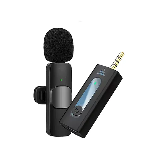 Mikrofon Trådløs - 3.5mm Minijack - Støjreducerende