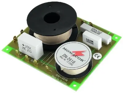 Monacor DN-2618 Kvalitetsdelefilter 2-vejs 8 Ohm - 3000 Hz Effekt 350W