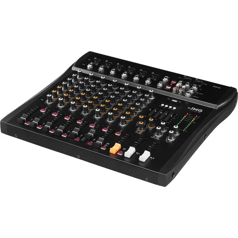 MXR-80 8-Kanal Scene Mixer med Bluetooth og USB Interface