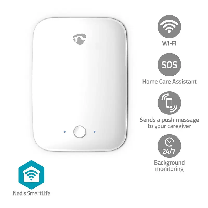 Nedis - Falddetektor | Wi-Fi | Detektionsområde