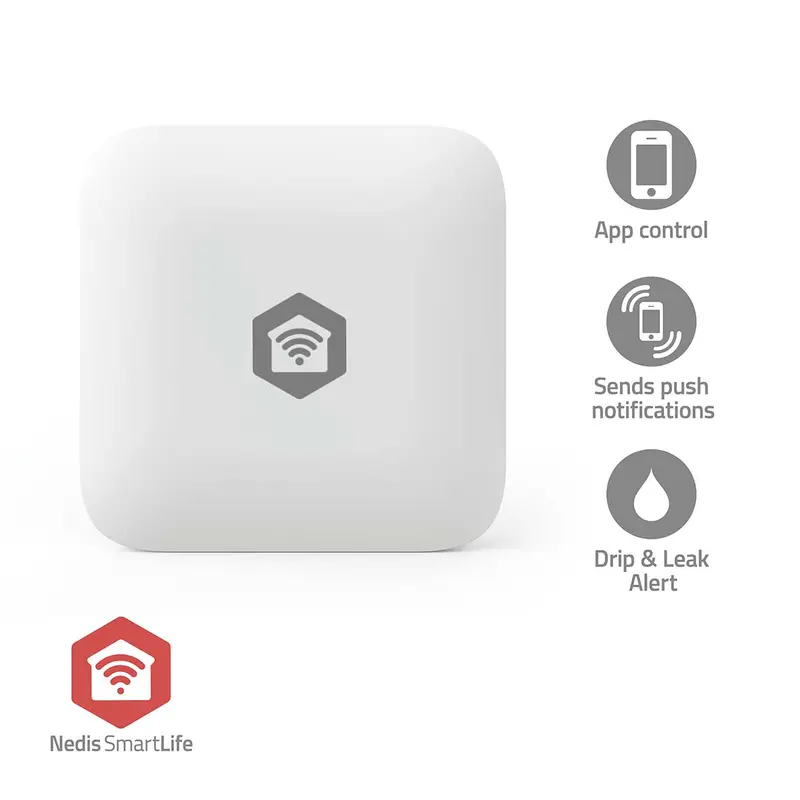 Nedis - SmartLife Vand Detektor | Zigbee 3.0 | Batteri | Maks. batteritid
