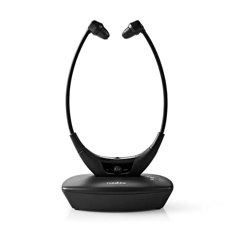 Nedis - Trådløst TV hovedtelefoner | RF | In-Ear | Maksimal batteritid