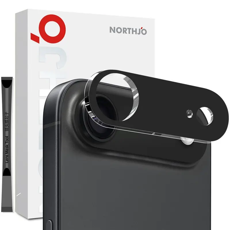 NORTHJO iPhone Air Kameralinsebeskyttelse - Sort