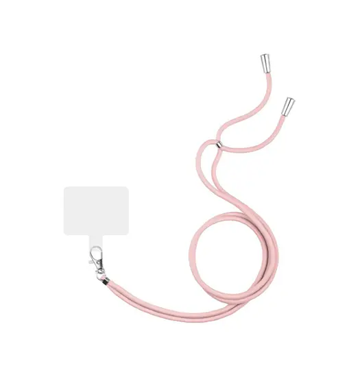 Nylon Snor / Strop til Mobil & iPhone - Pink