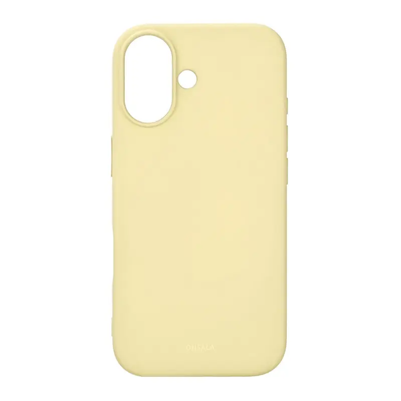 Onsala iPhone 17 Silikone Bagside Cover - Lemon