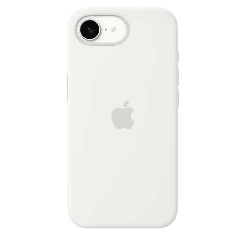 Original Apple iPhone 17e / 16e Silikone Bagside - White (MD3P4ZM/A)