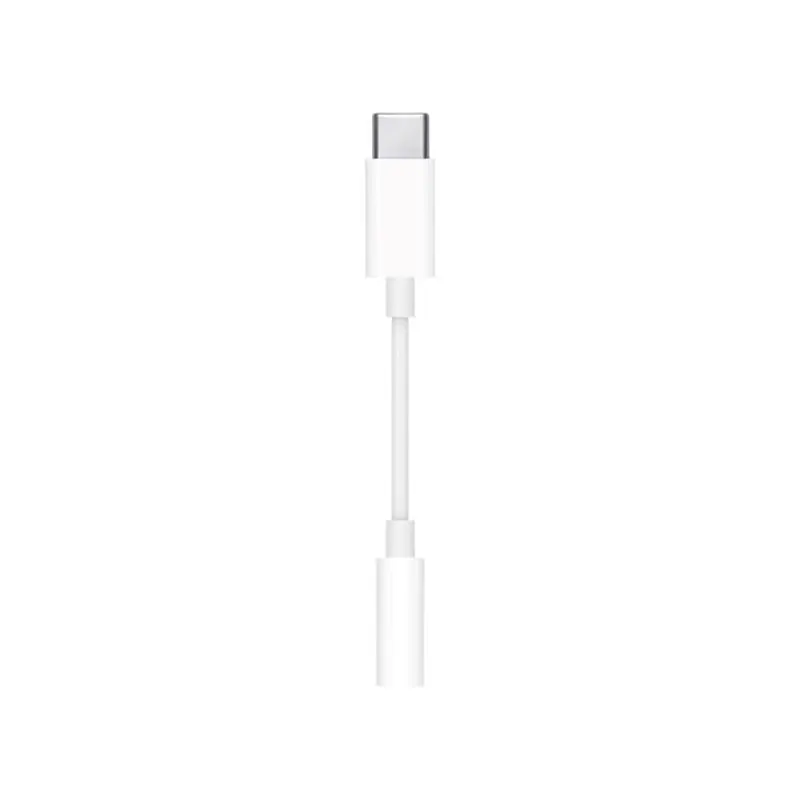 Original Apple USB-C til Hovedtelefon 3.5mm Jackstik Adapter - Hvid