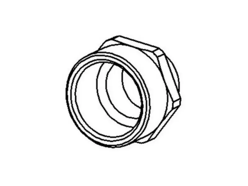 Overgangsring messing PG11-1/2