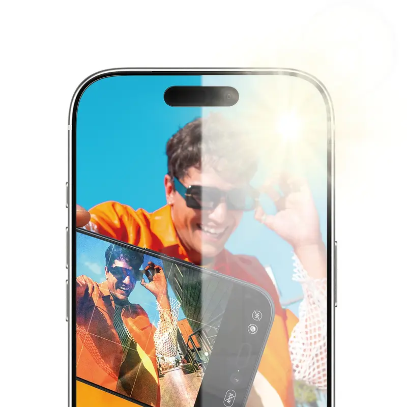 PanzerGlass® Anti-Reflective Armor Skærmbeskyttelse iPhone 17 Pro m. EasyAligner