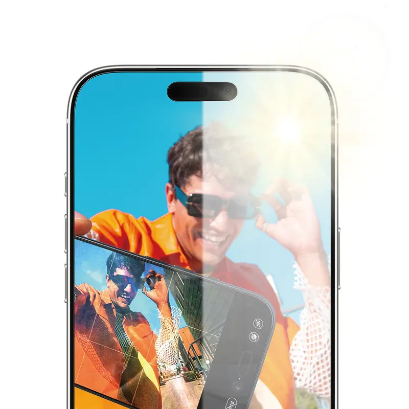 PanzerGlass® Anti-Reflective Armor Skærmbeskyttelse iPhone 17 Pro Max m. EasyAligner