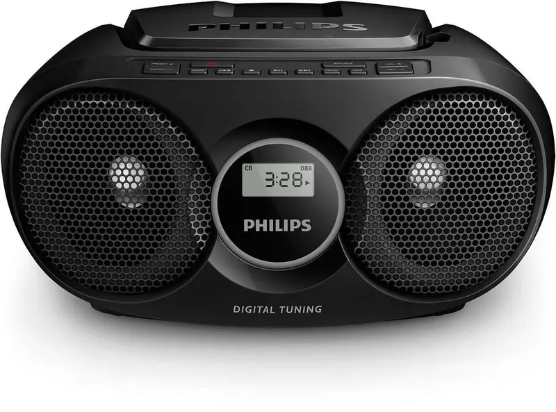 Philips AZ215B/12 CD Ghettoblastere 3W RMS - Sort