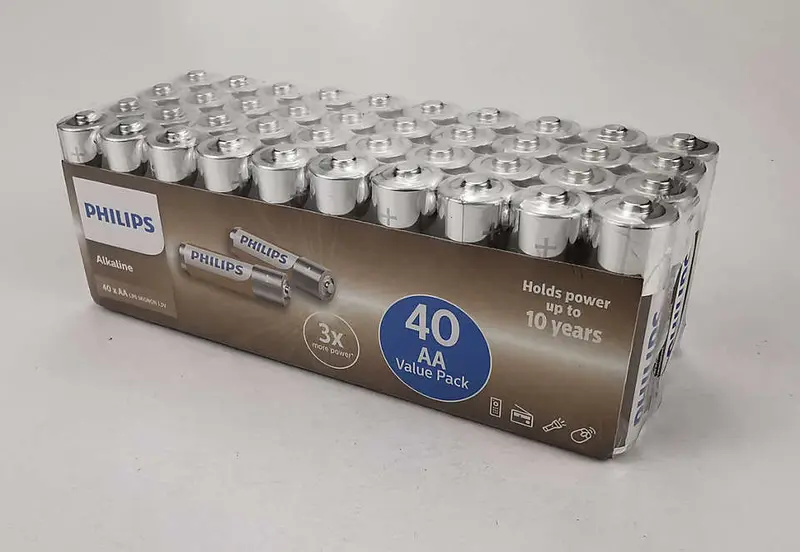 Philips LR6A40F Alkaline AA batteri 40-stk