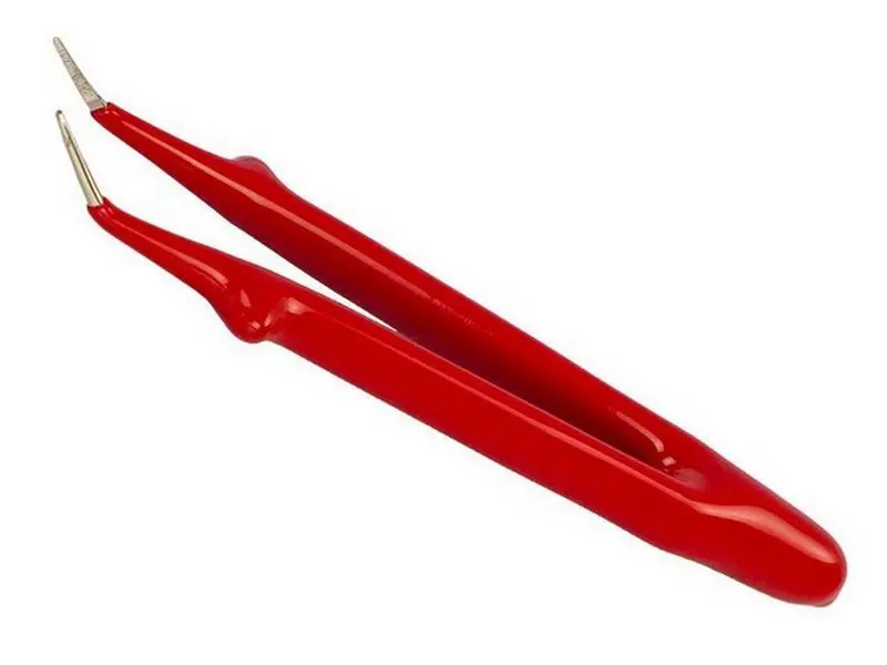 Pincet 1000V isoleret 145mm bøjet