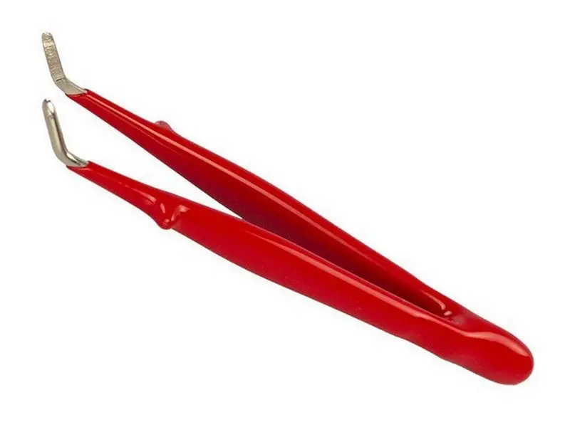 Pincet 1000V isoleret 210mm bøjet