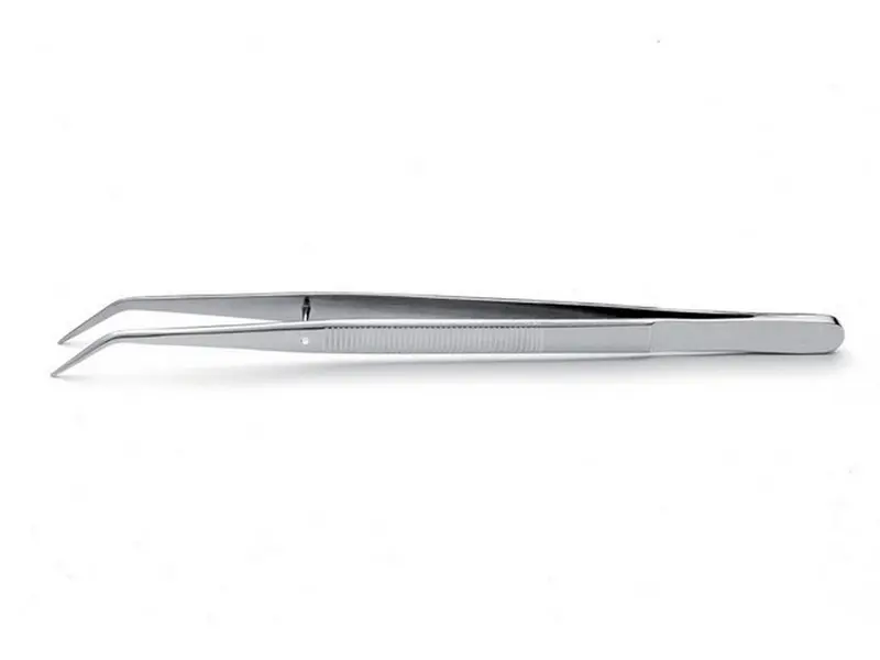 Pincet rund spids ophug 150mm riflet greb