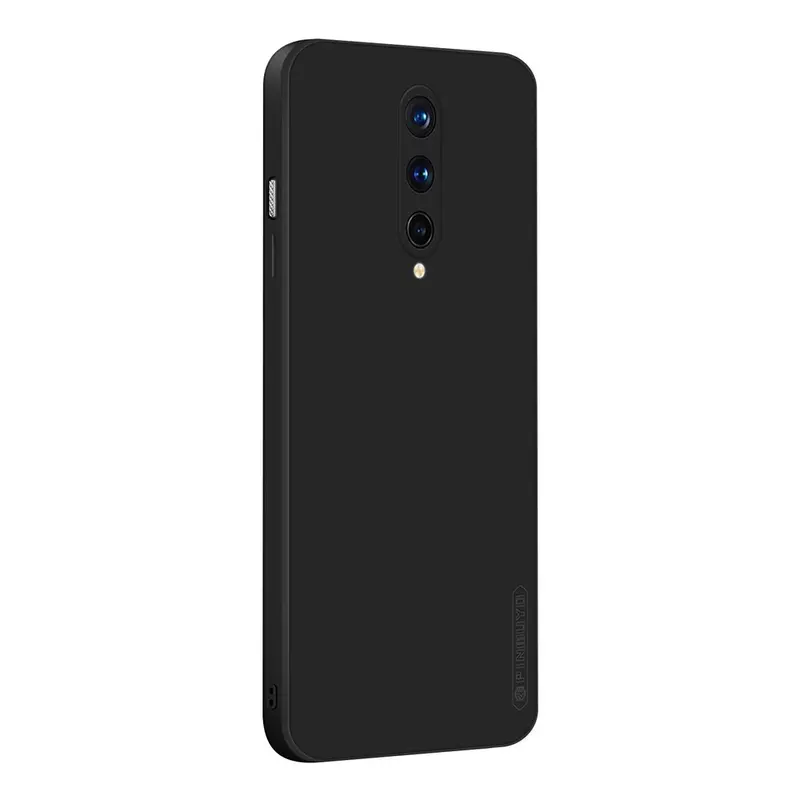 Pinwuyo OnePlus 8 Silikone Mobil Cover - Sort