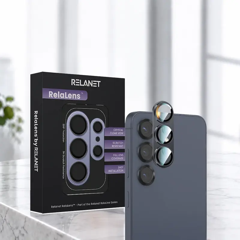 RelaLens™ Kamerabeskyttelse til Samsung Galaxy S25