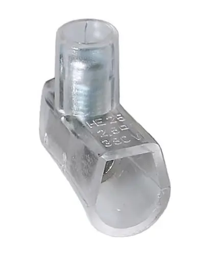 Samlemuffe 2,5 mm² lige kærv – klar (100 stk)