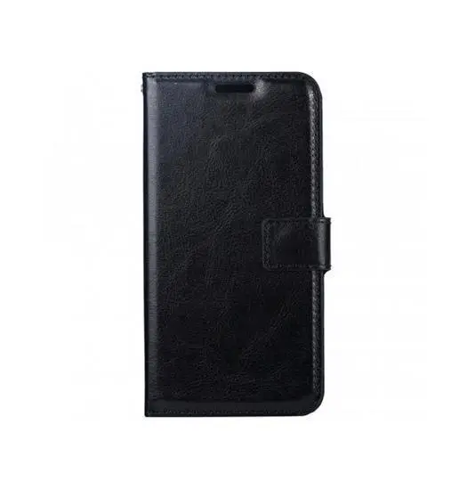 Samsung Galaxy S10+ (Plus) - Retro Diary Læder Cover - Sort
