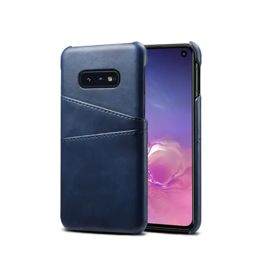 Samsung Galaxy S10e - NX Design Læder Bagcover - Blå
