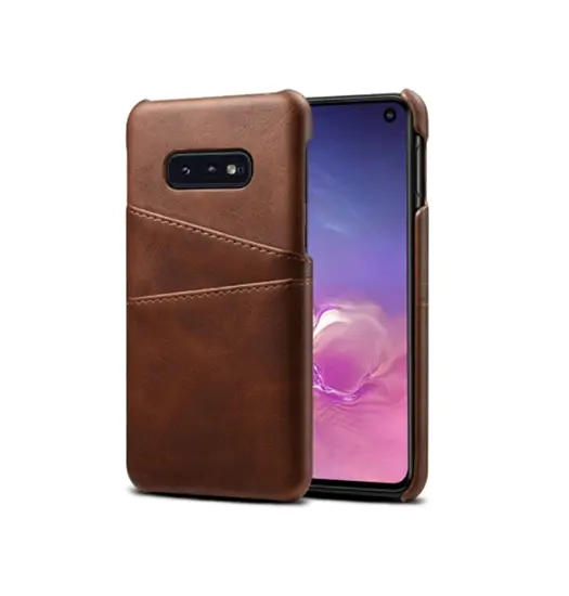 Samsung Galaxy S10e - NX Design Læder Bagcover - Brun