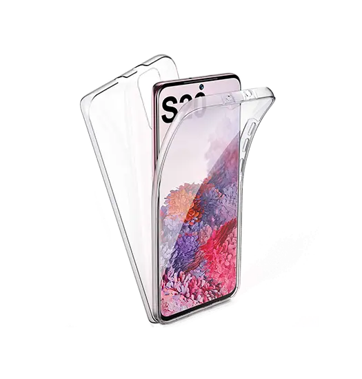 Samsung Galaxy S20 - Full Cover 360° Silikone Transparent