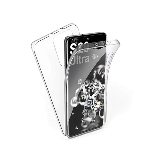 Samsung Galaxy S20 Ultra - Full Cover 360° Silikone Transparent