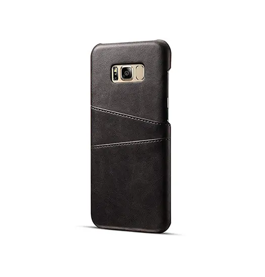 Samsung Galaxy S8 - NX Design Læder Bagcover - Sort