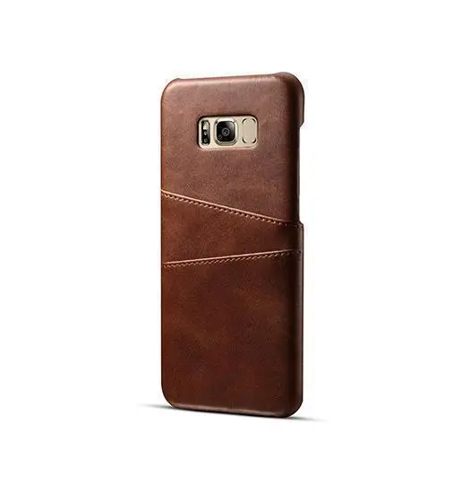 Samsung Galaxy S8+ (Plus) - NX Design Læder Bagcover - Brun