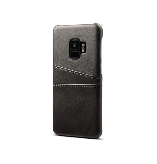 Samsung Galaxy S9 - NX Design Læder Bagcover - Sort