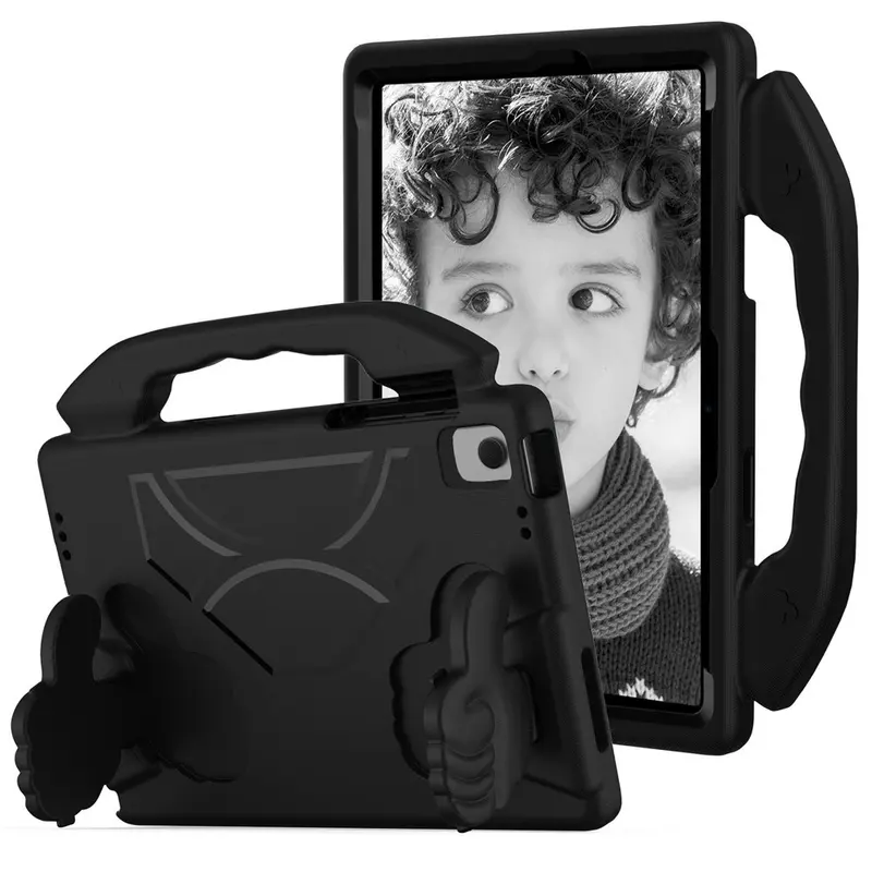 Samsung Galaxy Tab A11+ (Plus) / A9+ (Plus) EIDERWOOD Børnecover m. Ståfunktion - Sort