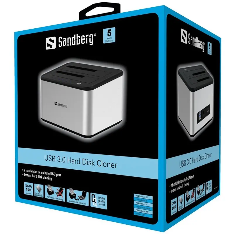 Sandberg USB 3.0 Hard Disk Cloner