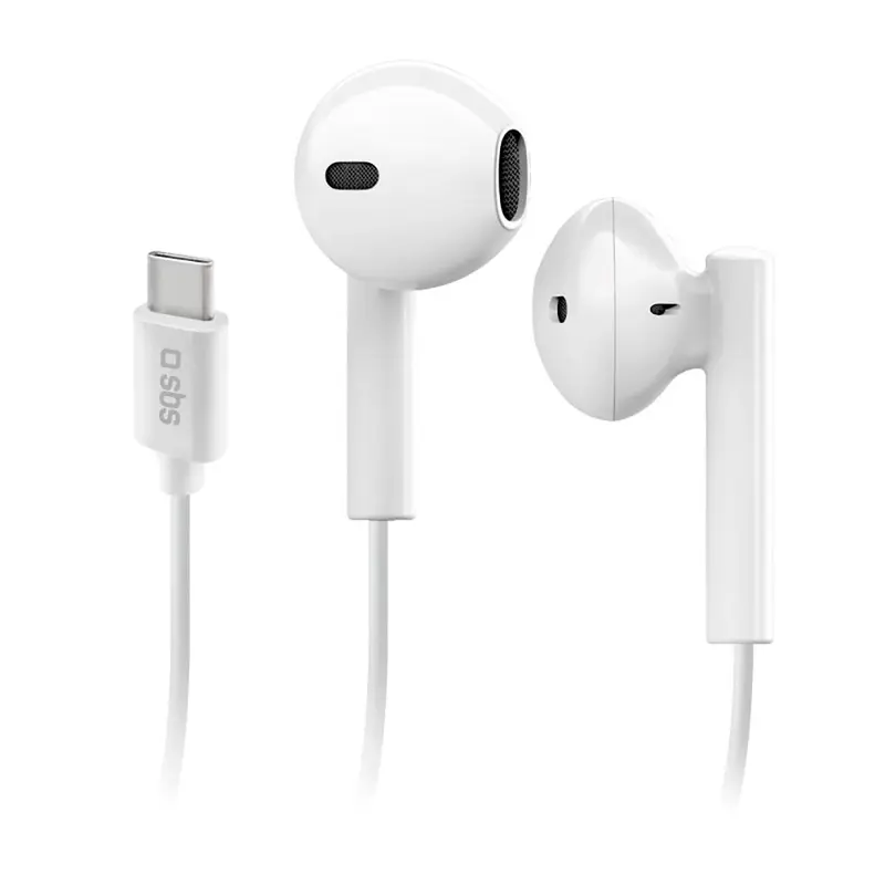 SBS Studio Mix 65 Høretelefon In-Ear m. USB-C - Hvid