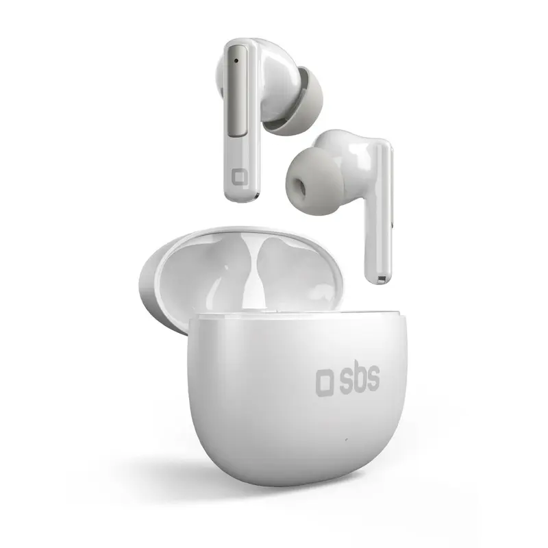 SBS True Wireless Høretelefoner - AI-teknologi - Hvid