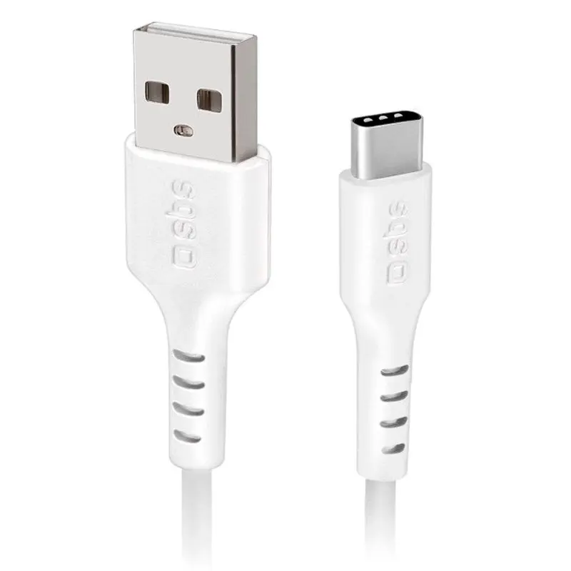 SBS USB-C Ladekabel - 1.5 Meter - 480 Mbit/s - Hvid
