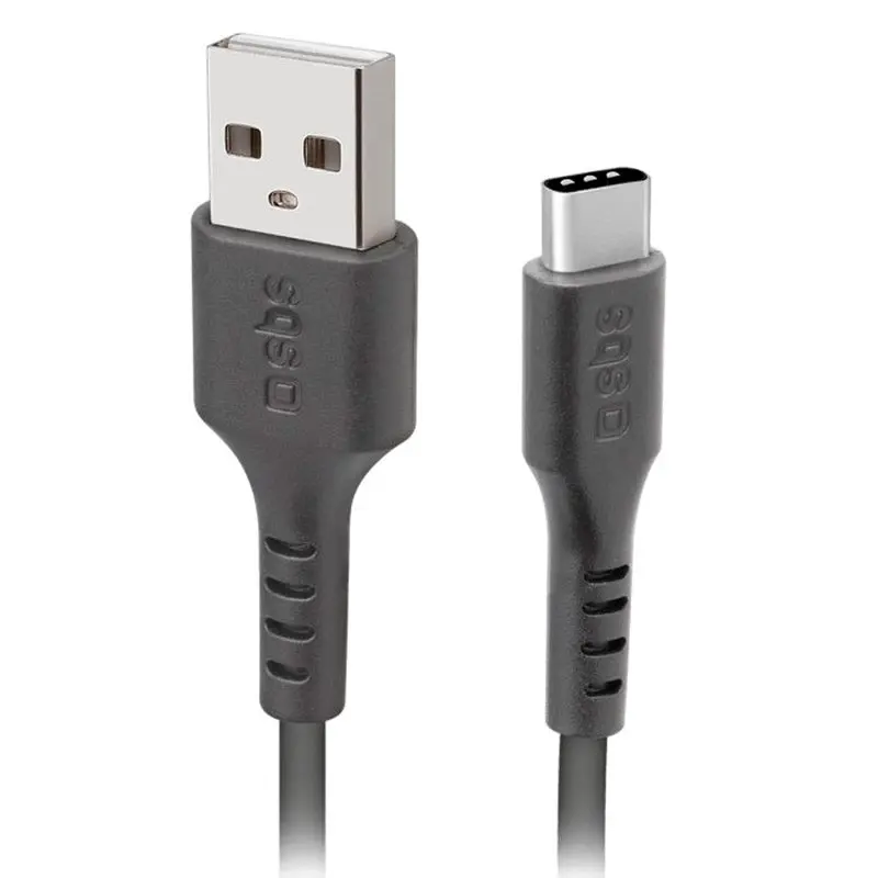 SBS USB-C Ladekabel - 1.5 Meter - 480 Mbit/s - Sort