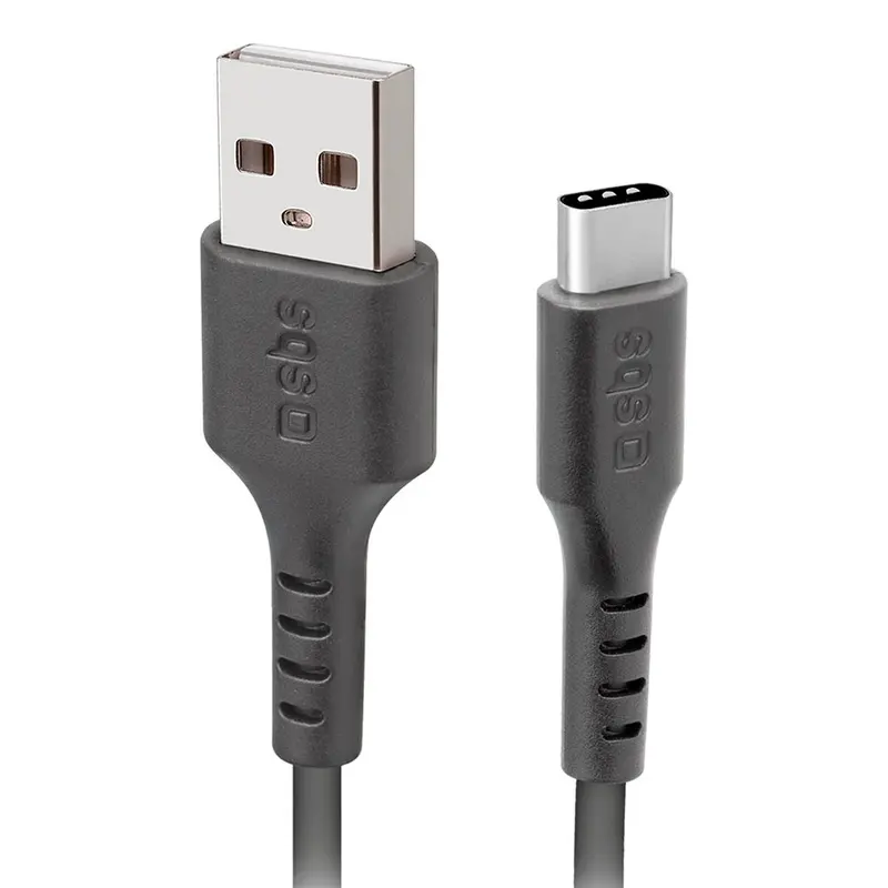 SBS USB-C Ladekabel - 2 Meter - 480 Mbit/s - Sort