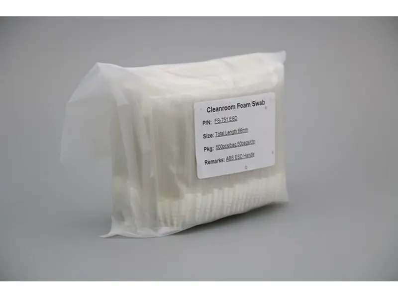 Small Compressed Clean Foam ESD Swab (FS751E) YELLOW