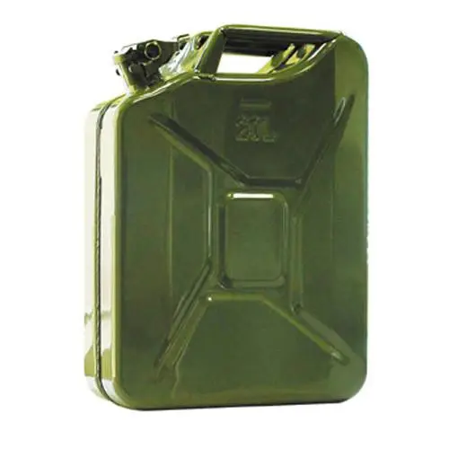 SPREHN Jerry Can PRO 10L – Robust benzindunk i stål, grøn