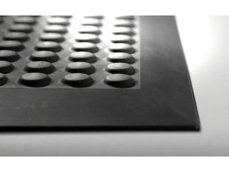 Standmåtte ESD m. flade bobler 2X1,2m KONDUKTIV