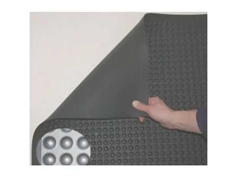 Standmåtte ESD m. flade bobler 60x90 cm skrå kanter