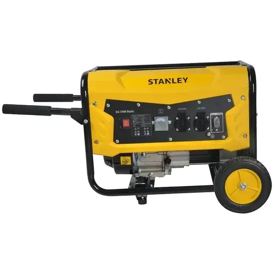 Stanley SG 3100 Basic Benzingenerator 3,1 kW Max. med AVR