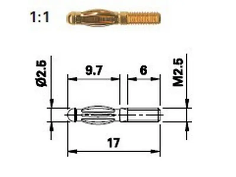 Stik SA2,5-G 25A