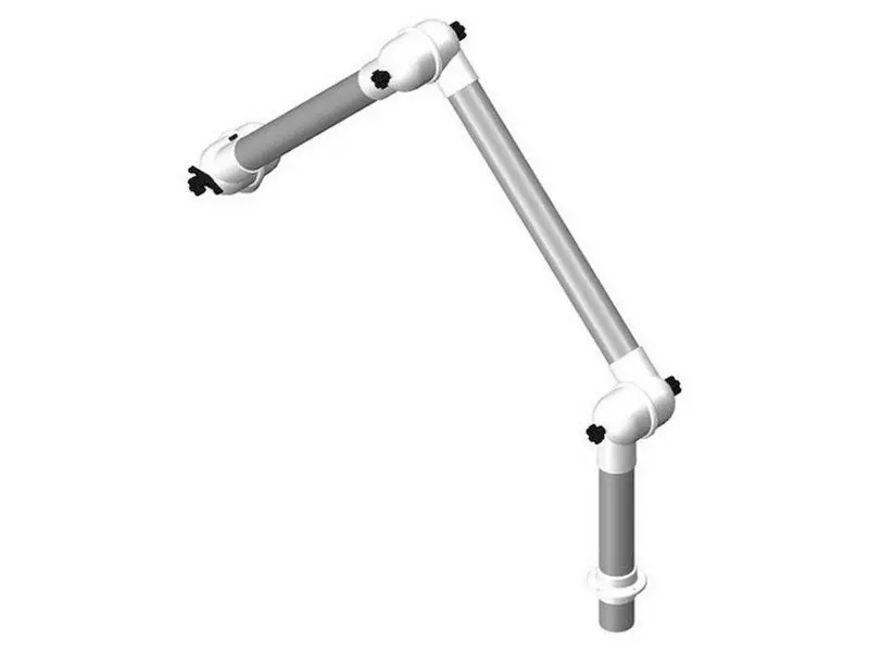 Sugearm 3 led t/bordmontering hvid; 1105 mm